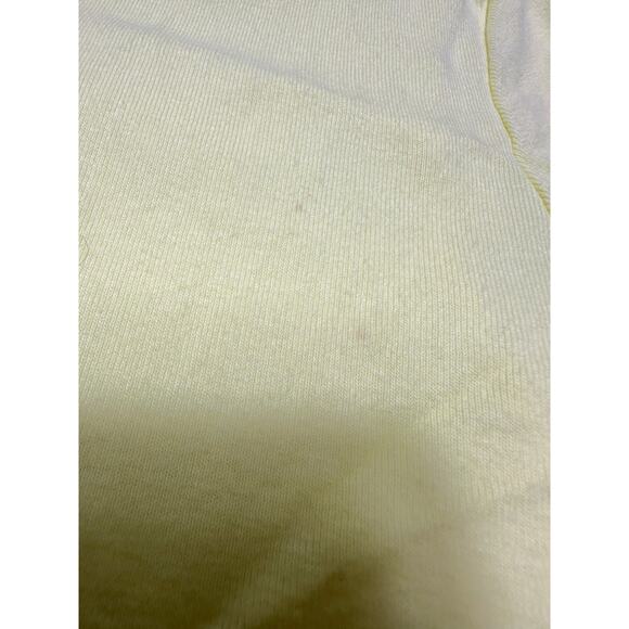 Vintage Old Navy Soft Yellow V-neck T-shirt with Button Detail Size Small - Picture 7 of 7